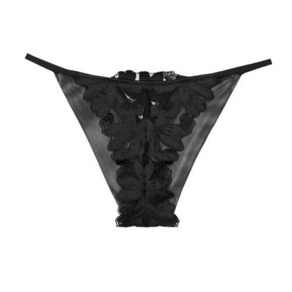 NWT Victoria's Secret Floral Lace Sexy Brazilian Panties - Picture 3 of 5